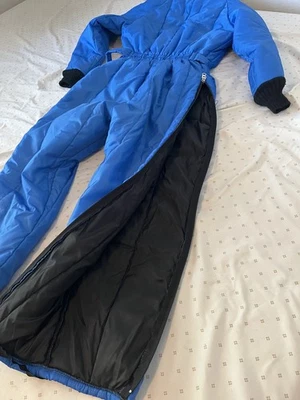 Vintage Walls Sherpa Blizzard Pruf Snow Snowmobile Suit Ski USA   Sz M Blue - Image 1 of 4