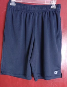 Champion Shorts Men's SZ M Athleticwear Blue 100%Polyester Free Shipping  - Picture 1 of 7