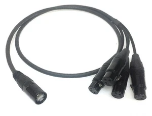 DG Systems - Adattatore Ethercon / 4 XLR femmina su cavo Cat - Made in Italy - Picture 1 of 1