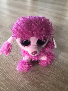 Ty pink poodle Patsy plush toy dog Beanie Boos - Picture 1 of 4