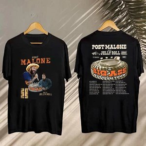 2025 Post Malone Big Ass Stadium Tour Shirt, Post Malone And Jelly Roll Shirt - Picture 1 of 1
