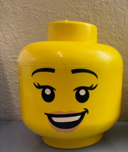 Juego de cabezales de almacenamiento LEGO, 2 piezas Happy Girl - Imagen 1 de 2