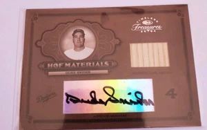 Duke Snider Los Angeles Brooklyn Dodgers Autograph Game Used Bat Piece #4/10Rare - Picture 1 of 3