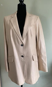 rag and bone ,Charles Leather Blazer oversized ,size 14 - Picture 1 of 8