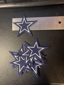 TEN (10) Dallas Cowboys 2 7/8" Patch 1964-Present Primary Logo Football - Picture 1 of 3