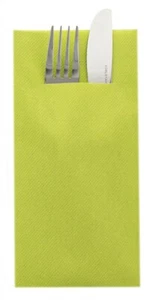 Besteckserviette Kiwi aus Linclass® Airlaid 40 x 40 cm, 100 Stück - Picture 1 of 3