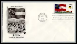 US FDC # 4285 42c Gergia Flag PCS 2009, 0a1075 - Picture 1 of 1