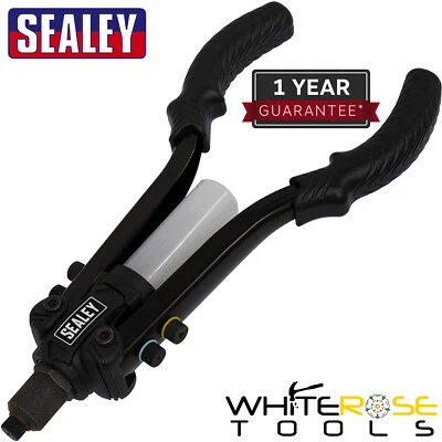 Sealey Compact Riveter with Collection Bowl Heavy-Duty - Image 1 of 3