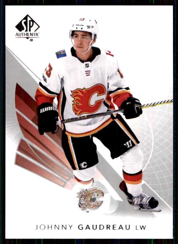 2017-18 Upper Deck SP Authentic Johnny Gaudreau #13 - Image 1 of 2