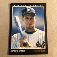 DEREK JETER 1993 Score Pinnacle - 1st Round Draft Pick #457 Now Graded At 8.5
