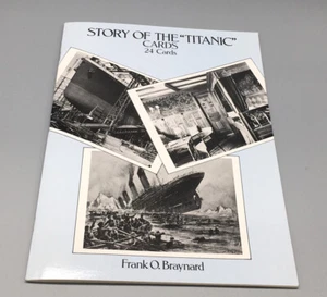 STORY OF THE "TITANIC" CARDS- 24 CARDS- FRANK O. BRAYNARD- GREAT COND. SIGNED ! - Picture 1 of 5