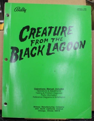 Creature from the Black Lagoon Pinball Manual #4 - Bally - Image 1 of 3