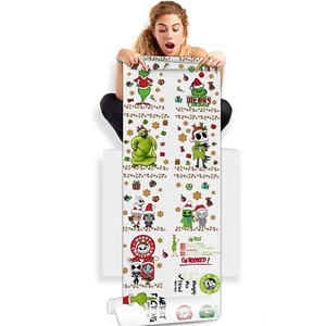 Jack Skeleton and Grinch DTF Gang Sheet, DTF Transfers, Ready To Press 22" X 60" - Picture 1 of 2