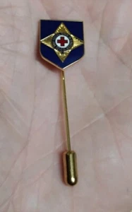 Very RARE - Vintage Enameled Stick Pin The Royal Star & Garter Badge - VGC - Picture 1 of 5