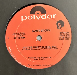 James Brown It's Too Funky In Here 6:33 / Are We Really Dancing 4:12  12" Single - Picture 1 of 4