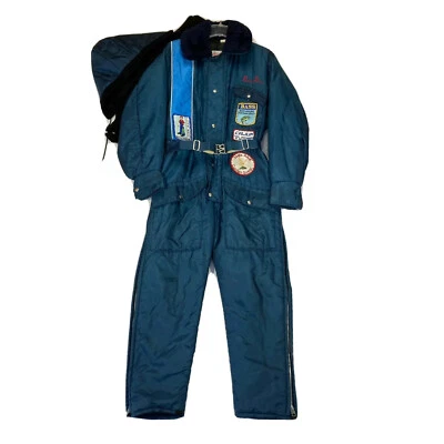 WALLS Blizzard Pruf Snowmobile Suit Mens S Snowsuit Snow Coveralls Ice Fishing  - Image 1 of 4