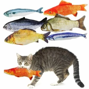6 Types Realistic Fish Cat Kicker Crazy Pet Toy Catnip Toys Playing 2025 - Picture 1 of 18