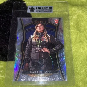 2020 Panini Chronicles Select Hailie Deegan #1 Silver Prizm RC Gem Mint 10 SSP - Picture 1 of 2