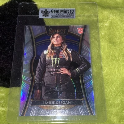 2020 Panini Chronicles Select Hailie Deegan #1 Silver Prizm RC Gem Mint 10 SSP - Image 1 of 2