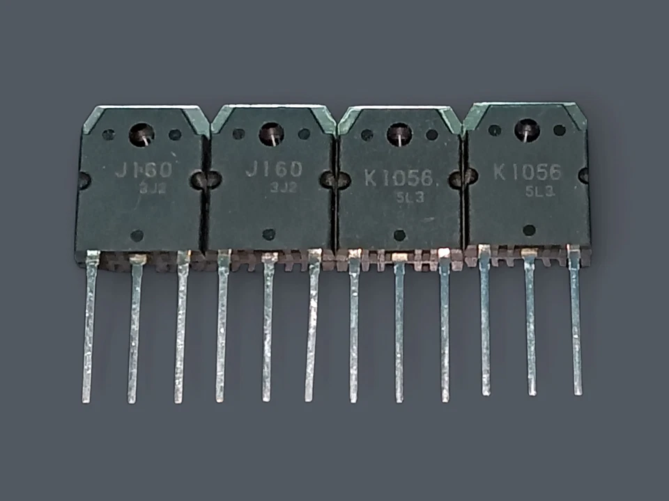 4 pcs RENESAS 2SK1056 2SJ160 MOSFET - Image 1 of 1