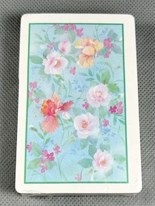 Vintage Trump Brand Playing Cards Floral Roses Design New Old Stock Made In US - Picture 1 of 3