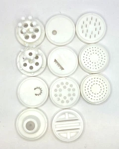 Lot of 11 Pasta Machine Die Discs for CTC Pasta Express X1000 X2000 X3000 - Picture 1 of 3