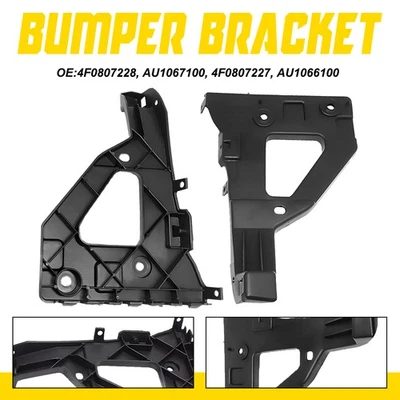 2xBumper Cover Bracket for 05-11 Audi A6 Quattro Base Front Driver Passenger Set - Image 1 of 4