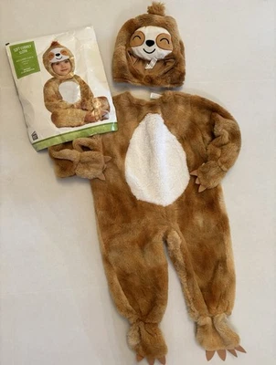 Disfraz de perezoso bebé 12-24 meses infantil de lujo felpa suave tierno ajuste suelto 2 piezas Foto 1 de 4