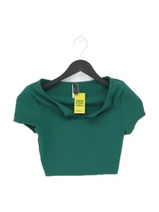 South Beach Women's Top UK 8 Green Polyamide with Elastane Cropped - Picture 1 of 5