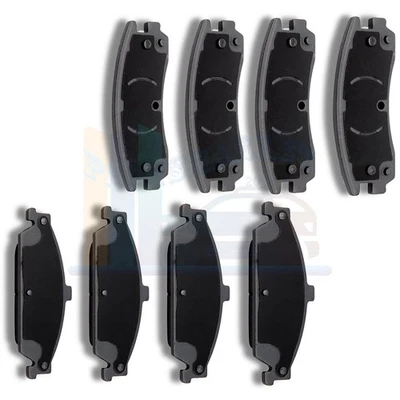 4X Front and 4X Rear Ceramic Brake Pads For 1999-2004 Oldsmobile Alero Premium Foto 1 de 4