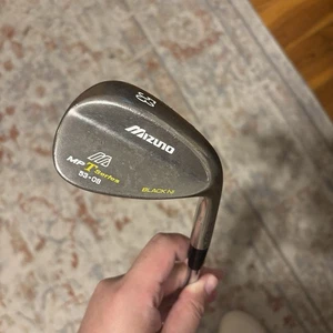 Mizuno MP T Series Black Ni 53/08 53° Wedge With Steel Shaft - Picture 1 of 9