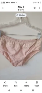 Gloria Vanderbilt Beige Cotton Spandex Stretch Panties Size XL - Picture 1 of 4