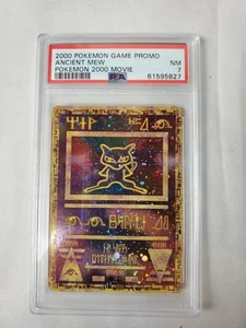 2000 Pokemon Movie Ancient Mew Rookie Promo PSA 7 From Sealed Pack To Grader - Picture 1 of 3