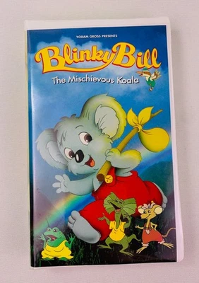 Blinky Bill VHS Tape Australian Classic Children's Video The Mischievous Koala Foto 1 de 4