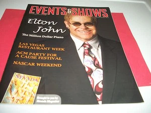 ELTON JOHN EVENTS & SHOWS MAGAZINE LAS VEGAS - Picture 1 of 3