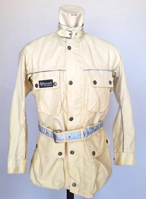 Vintage belstaff Jacket White rider Motorcycle Classic coat size 44 - Image 1 of 4