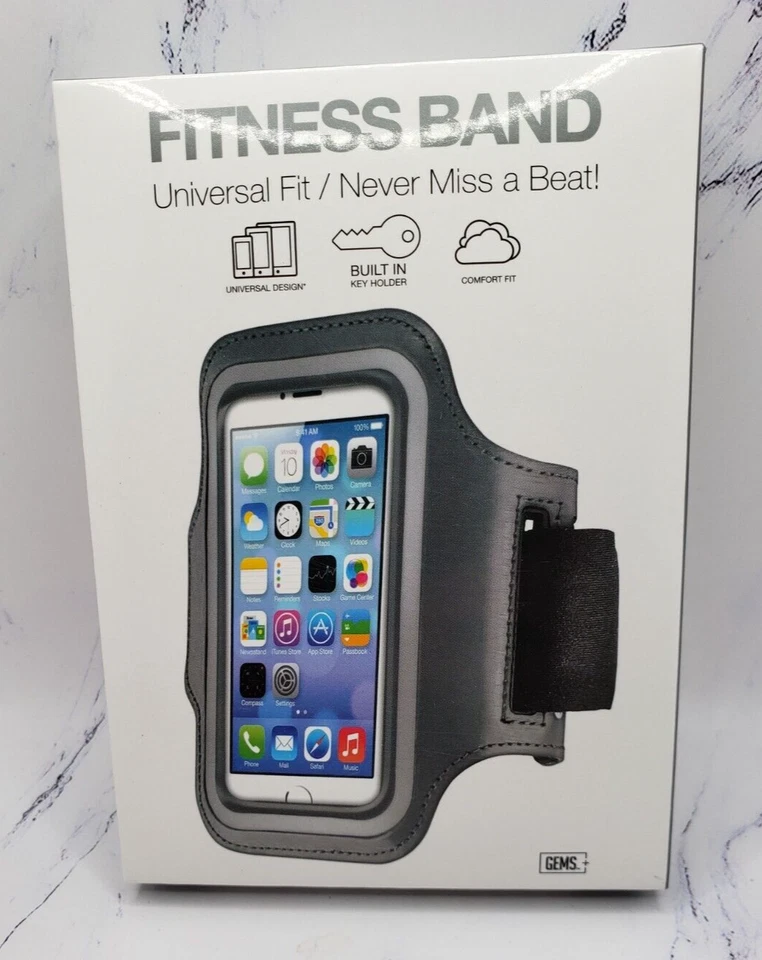 Fitness Band Universal Fit Made For 5S 5C 5 4S 4 iPod Touch Dark Gray - Image 1 of 4