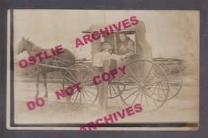 Forest Grove OREGON RPPC 1912 RFD MAILMAN Mail Delivery USPS Mailbox nr Portland - Picture 1 of 3