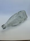 Vintage Old Bottle PP610 Clear Glass triangular.   D