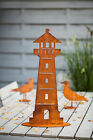 Rusty Garden Figure Stainless Rust Lighthouse - Decoration Maritime Ships Harbor