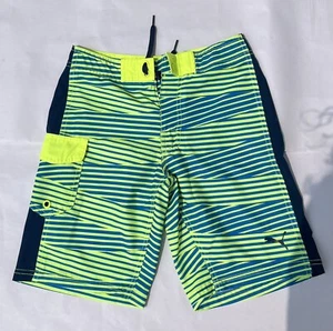 PUMA - Boys Green/Blue Swim Trunk Shorts Size Youth Small 8 - Picture 1 of 3