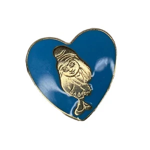 Schlumpfine Die Schlümpfe Verlorenes Dorf Blau Golden Herz Sorte 2017 Anstecknadel - Bild 1 von 3