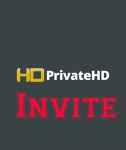 Privatehd Invite - Same Day Delivery !!! Private Torrent Tracker Invite - Picture 1 of 3