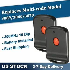 For Multi-Code 4120 MCS412001 1-channel Visor Gate Garage Door Transmitter 3089 - Picture 1 of 14