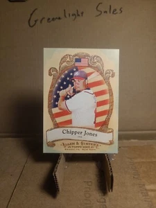 Chipper Jones 2009 Topps Allen and Ginter National Pride #NP7 Atlanta Braves - Picture 1 of 2