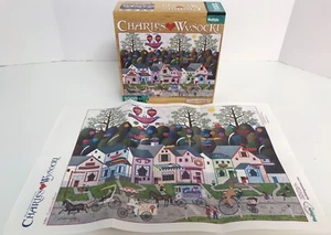 Charles Wysocki Confection Street 1000 PC Puzzle Buffalo Games - Picture 1 of 8
