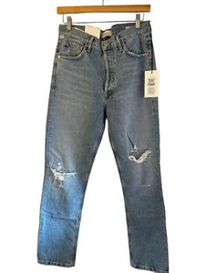 Citizens of Humanity Charlotte High Rise Straight Jeans in Moondust 26 Distress - Picture 1 of 8