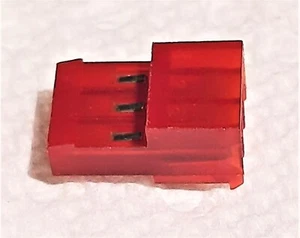 5-Pieces of Red 640440-3 AMP 3 POSITION MTA-100 IDC CONNECTORS for 22AWG - Picture 1 of 6