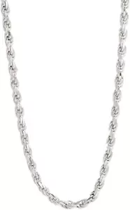 Pori Jewelry Sterling Silver Diamond Cut Rope Chain Necklace 5MM-Made In Italy - Picture 1 of 36