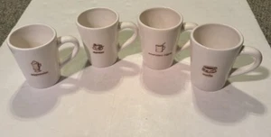 Williams Sonoma Porzellan 4 Kaffeetassen Set 12 Unzen - Bild 1 von 3